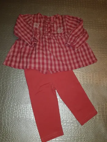 Ensemble blouse et legging 6 mois