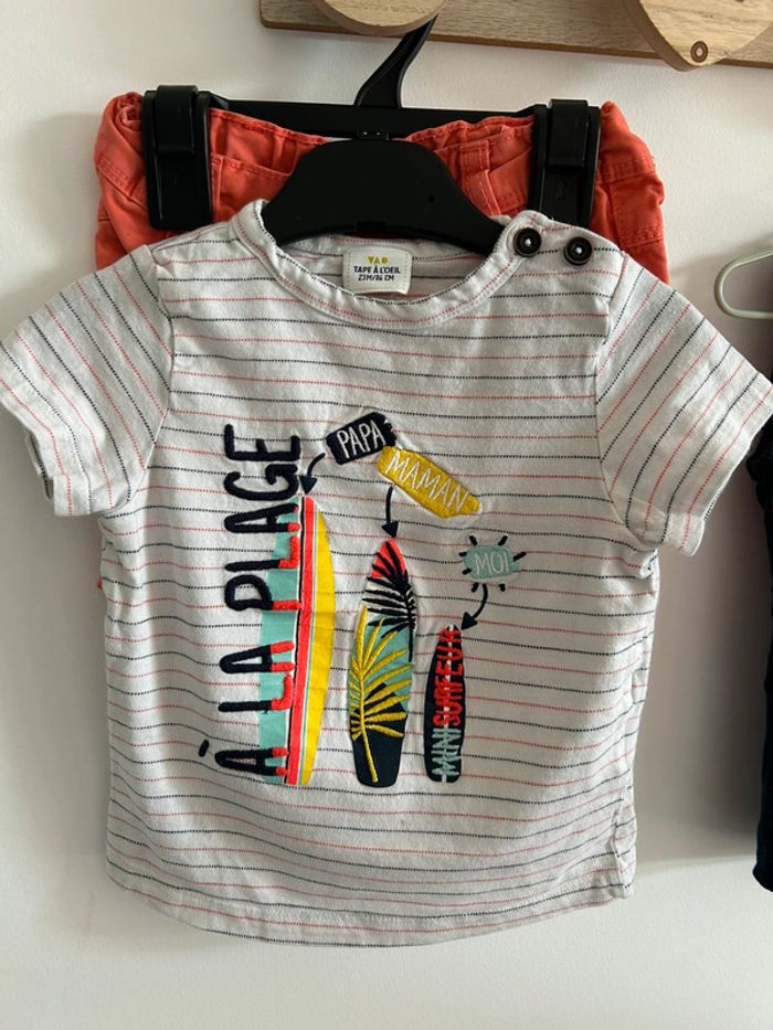 Ensemble t-shirt,débardeur et short - photo numéro 2