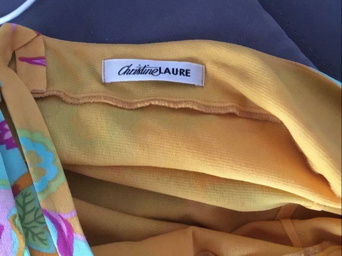 Robe mi longue d’été   En polyester avec 3 petites bretelles - photo numéro 4