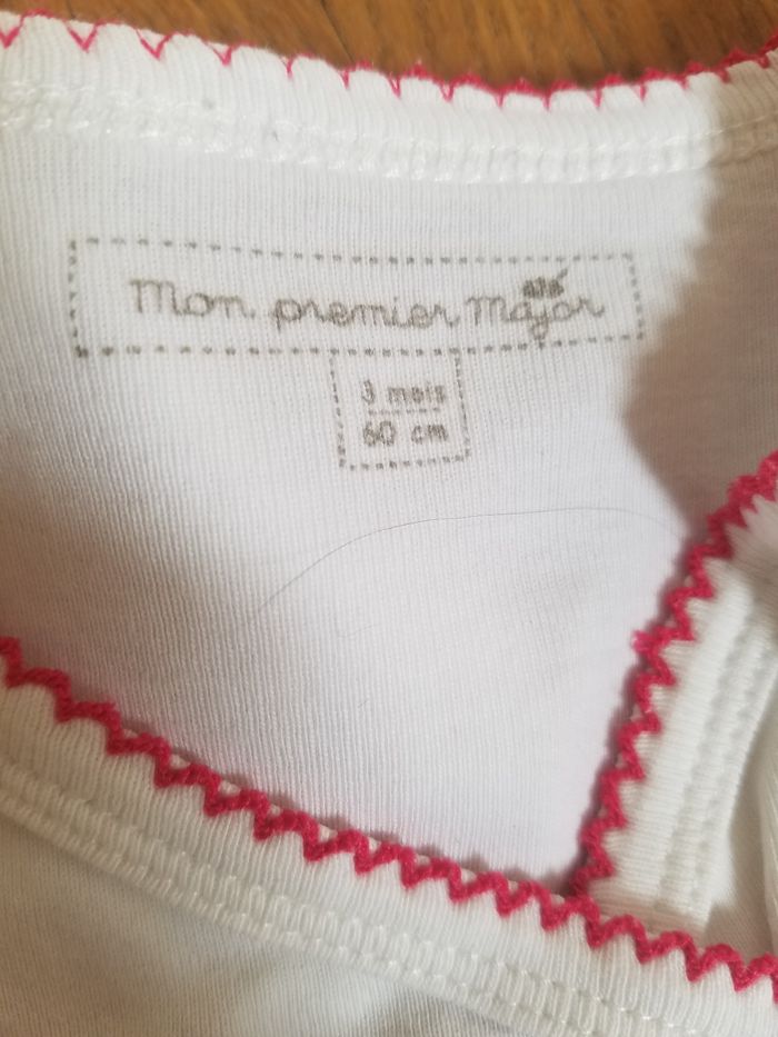 Lot 4 bodies Sergent Major 3 mois - photo numéro 5