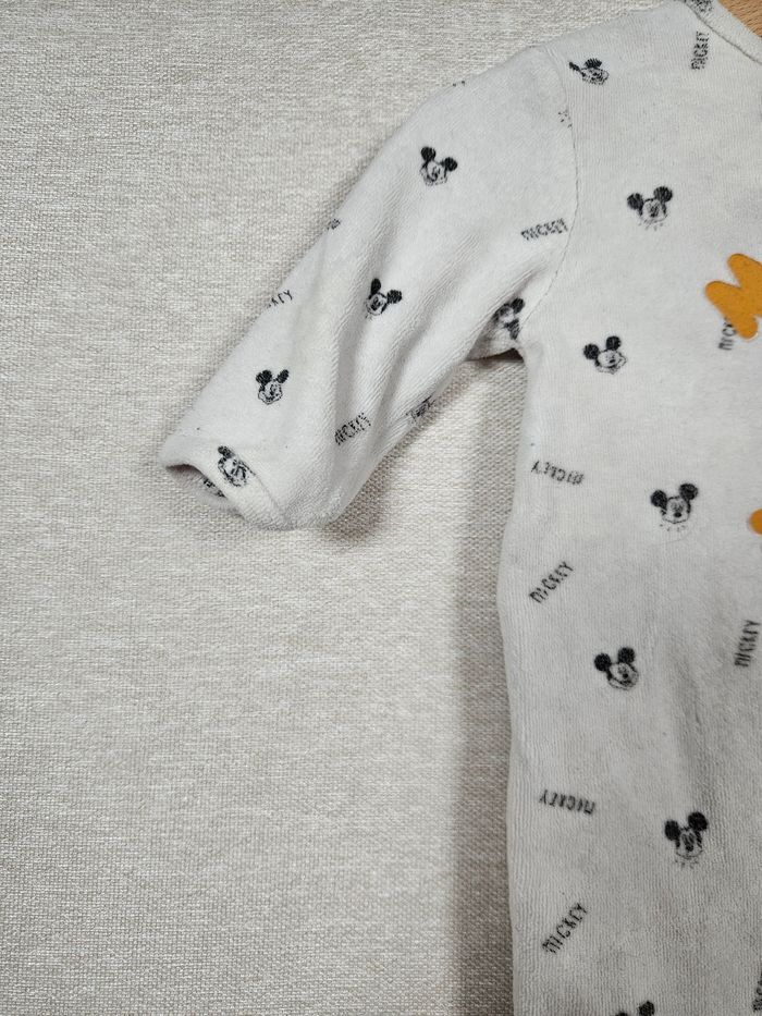 Pyjama velours Mickey disney 3 mois - photo numéro 3