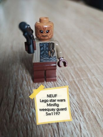 Lego star wars minifig weequay guard sw1197 neuf