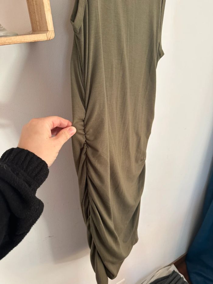 Robe débardeur moulante SHEIN kaki 40 - photo numéro 2