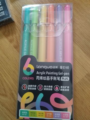 Pack  stylos gel Languo plus  x6