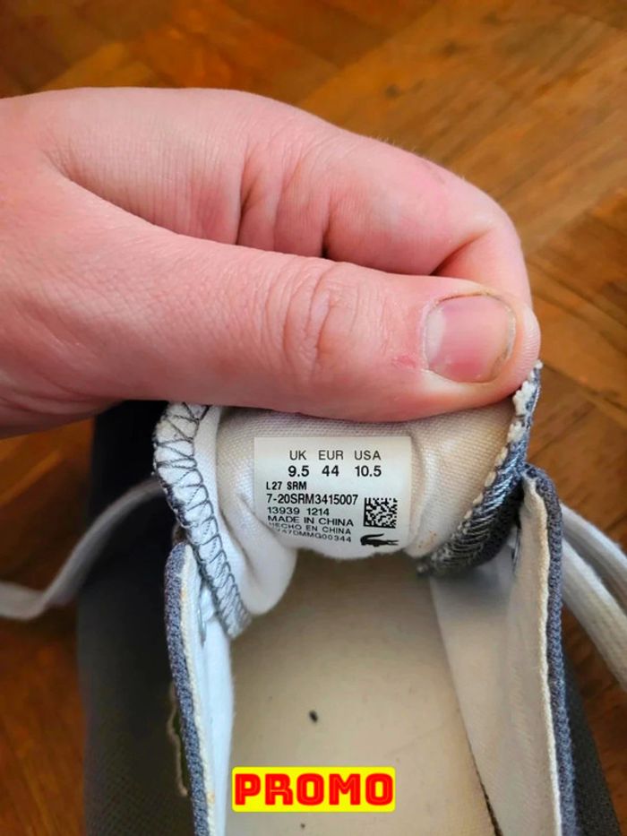 Magnifique chaussures Lacoste homme taille 44 Ref 11IT017 - photo numéro 5