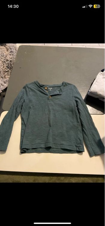 T-shirt garçon manches longues