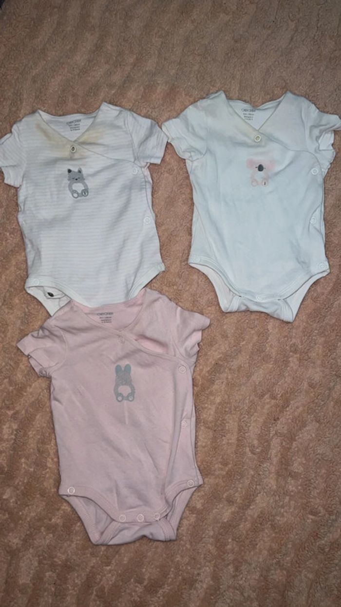 Lots de 3 body fille 3 mois - photo numéro 9