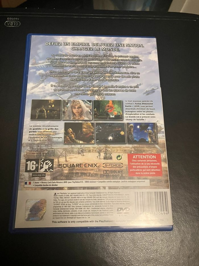 Jeu PS2 Final Fantasy XII 12 - photo numéro 2