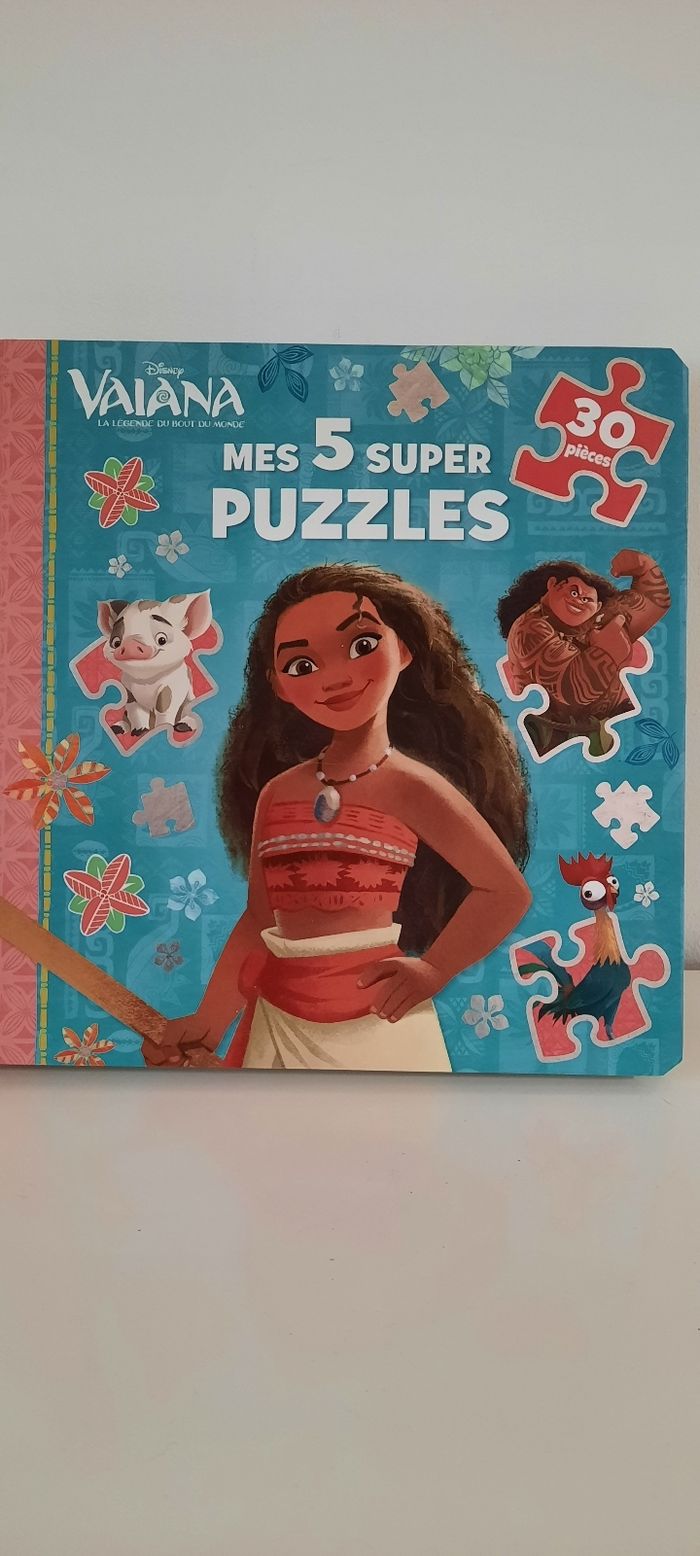Livre puzzle vaiana