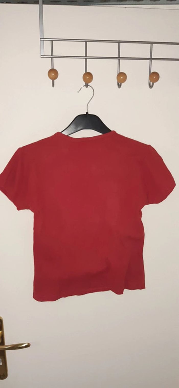T-shirt rouge Roma - photo numéro 4