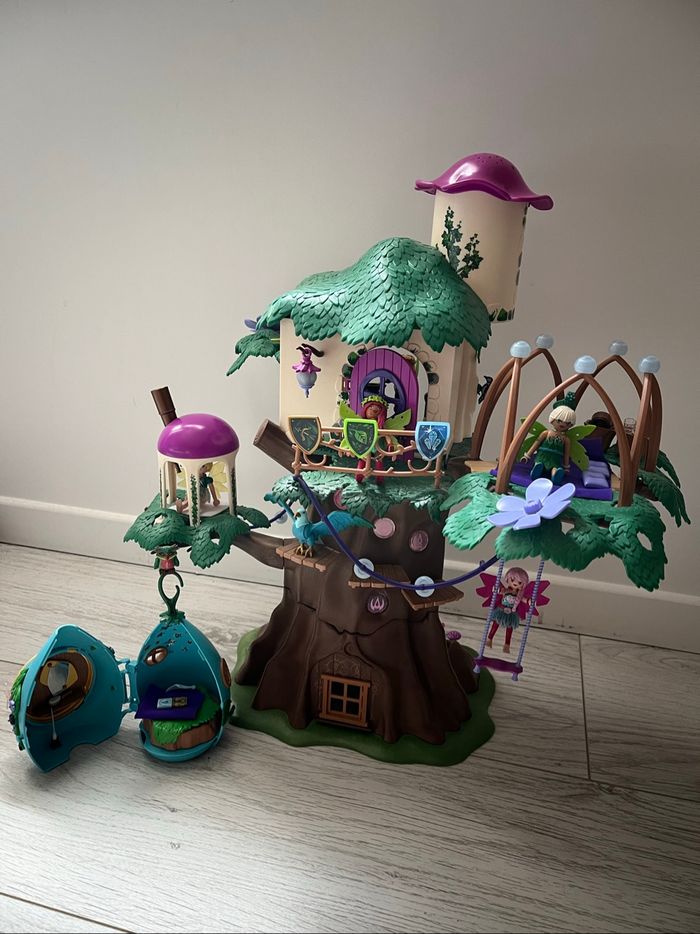 Playmobil ayuma l’arbre des fée complet