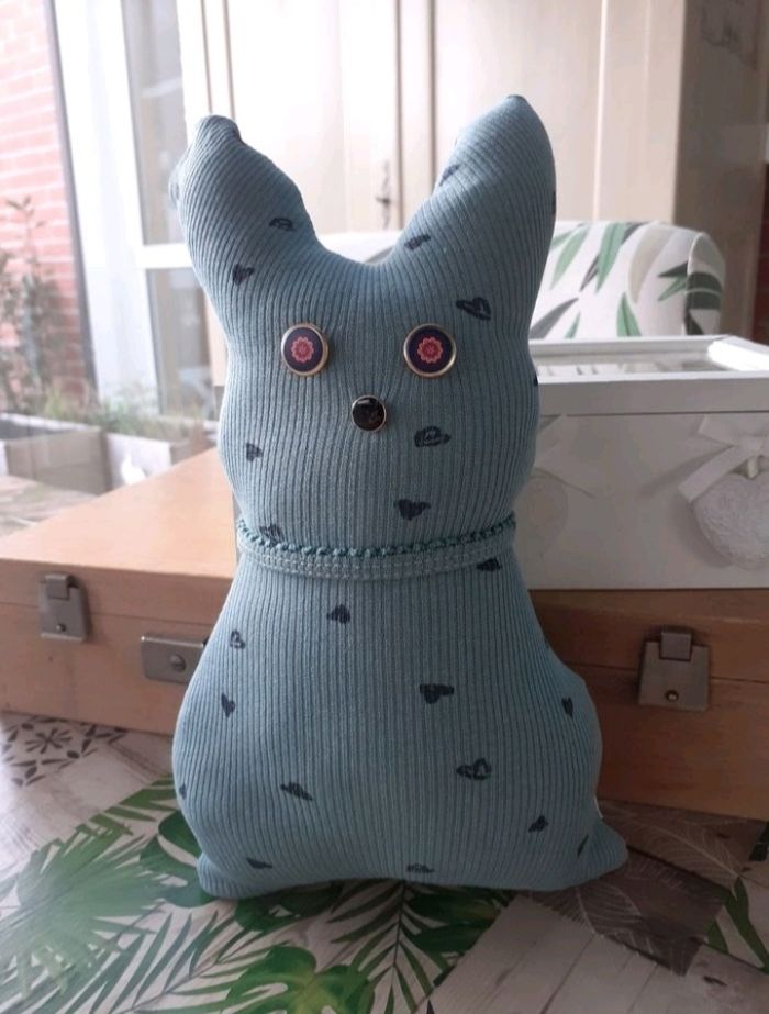 Lapin décoratif en tissu - photo numéro 1