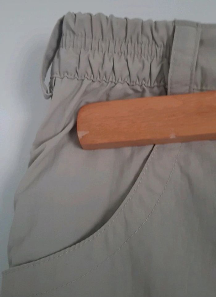 Pantacourt femme beige - photo numéro 7