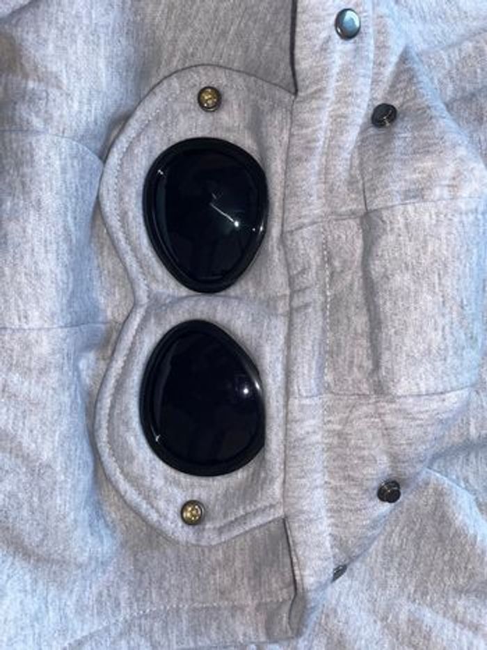 hoodie C.P. Company Goggle Hoodie gris clair - photo numéro 4