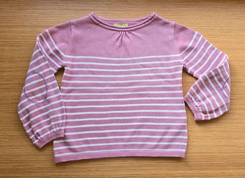 Pull marinière étoile dans le dos Vertbaudet 4 ans
