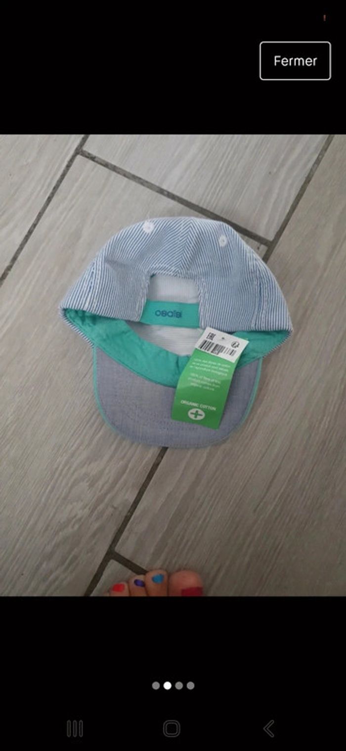 Casquette okaidi neuve 43 cm - photo numéro 4