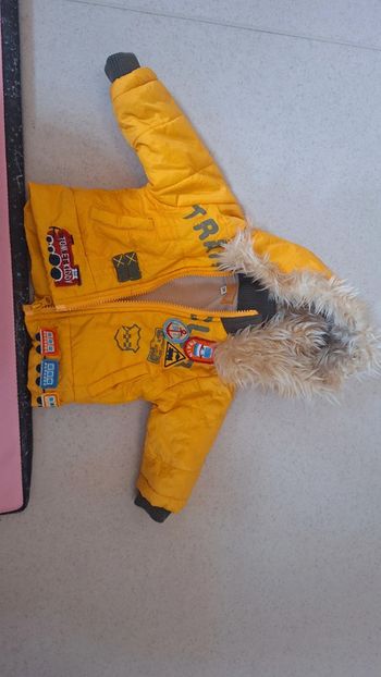 Manteau jaune Imperméable avec capuche