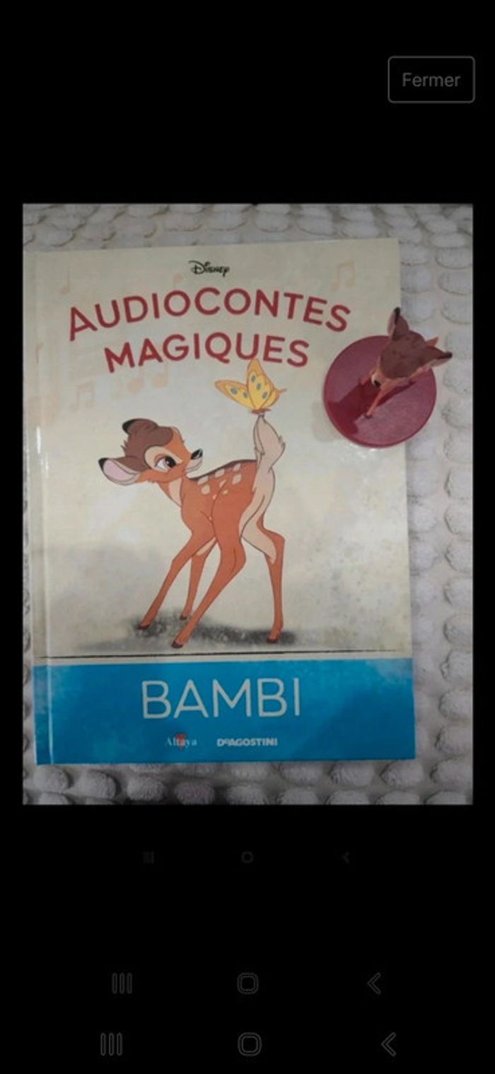 21eme audioconte magique Disney altaya livre et figurine audio conte audio compte