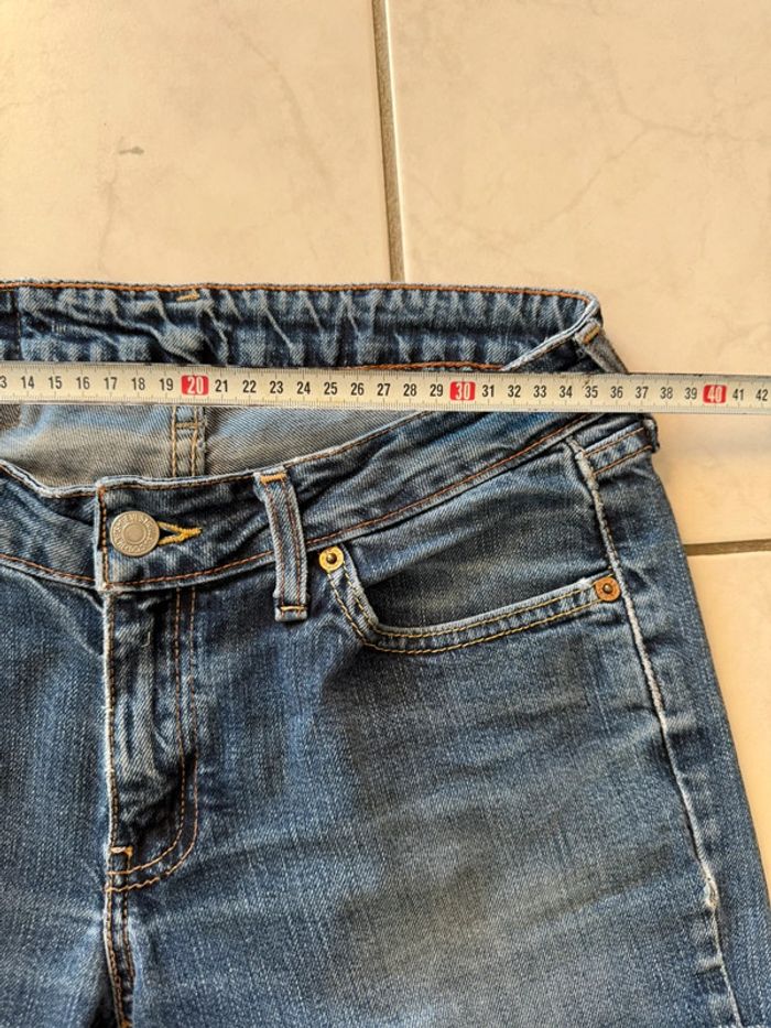 Short en jean denim Levis vintage USA style taille 36 très bon état - photo numéro 7