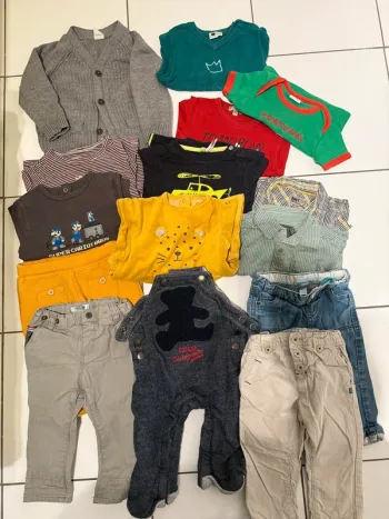 Lot de 15 vêtements