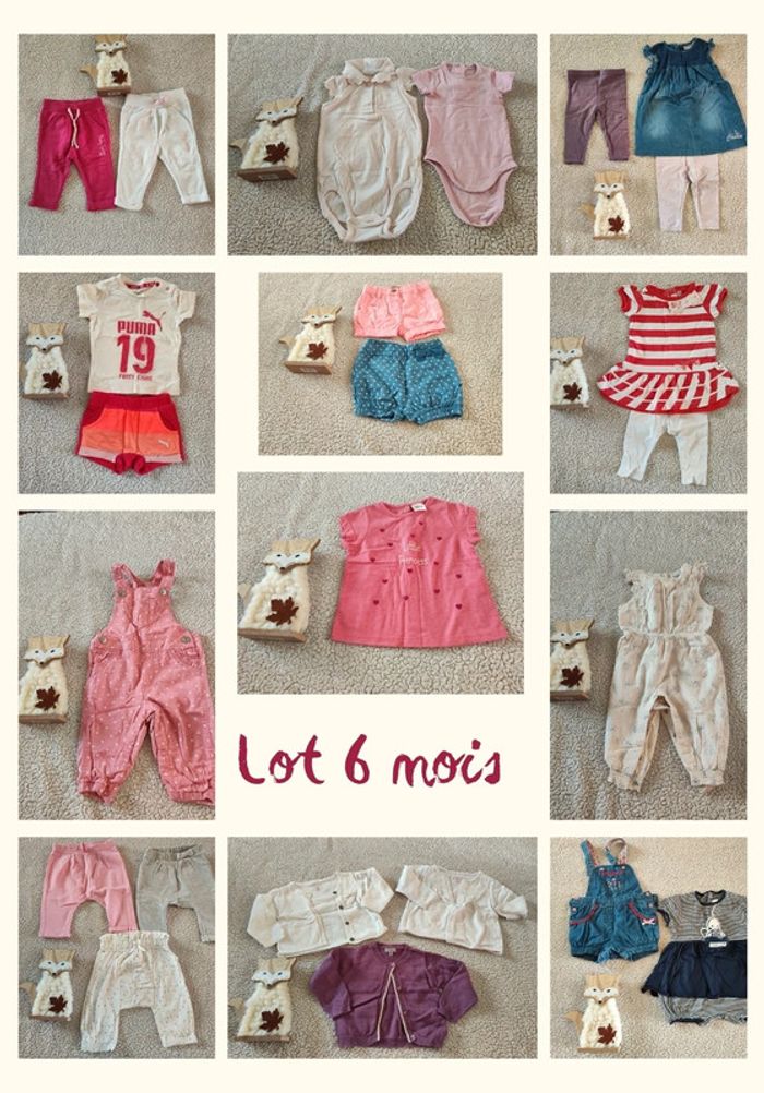 Lot 6 mois fille