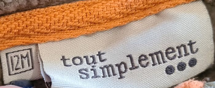 Gilet marron sans manches garçon taille 12 mois Tout Simplement - photo numéro 4