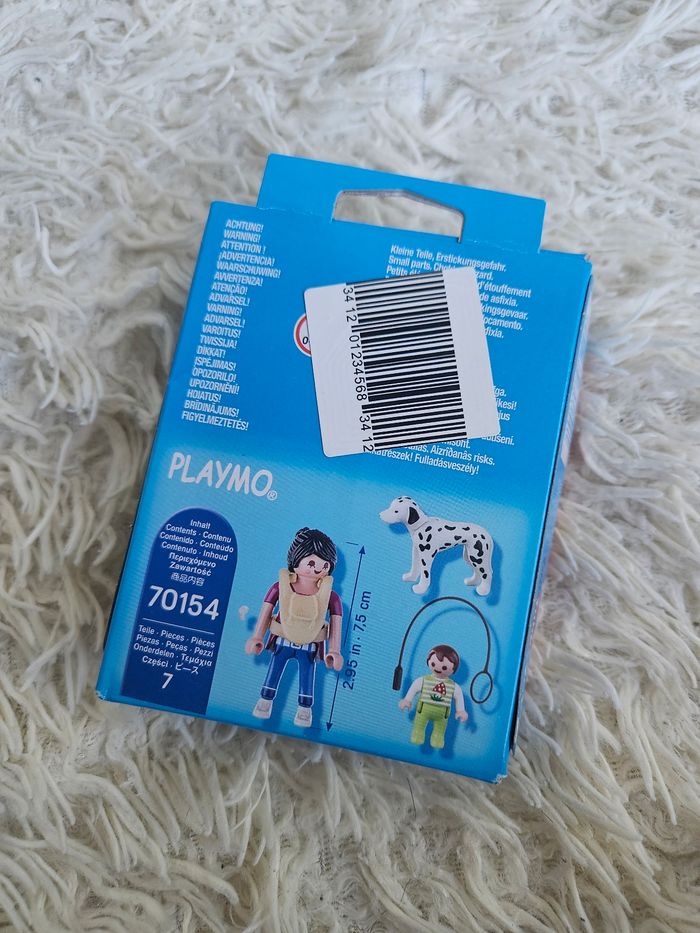 Jouet - jeux de construction playmobil 70154 maman avec bebe et chien - Neuf - photo numéro 2