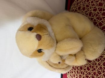 Peluche lapin Maman et son petit