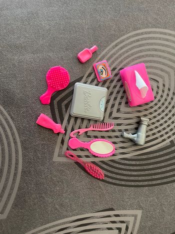Accessoires salle de bain poupée barbie