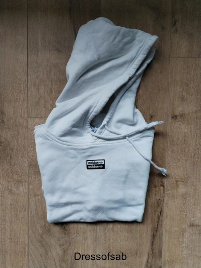 Hoodie Adidas Blanc - photo numéro 2