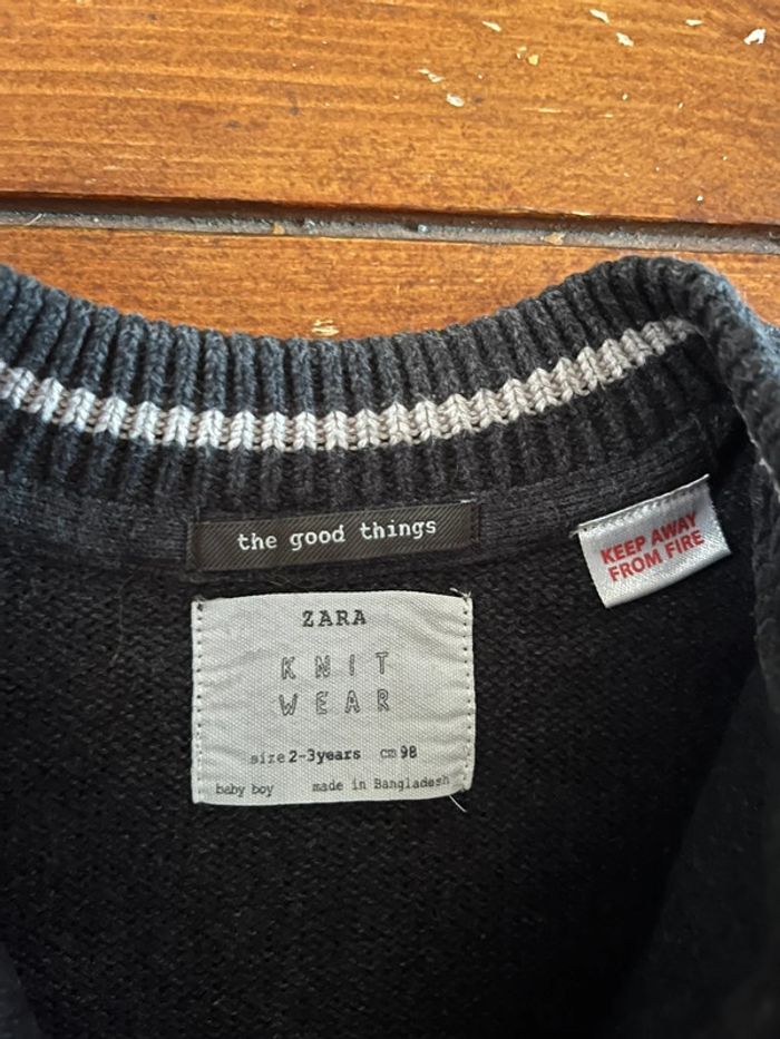Gilet zippé enfant garçon - photo numéro 4