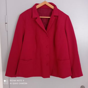 Blazer bordeaux rouge t44/46