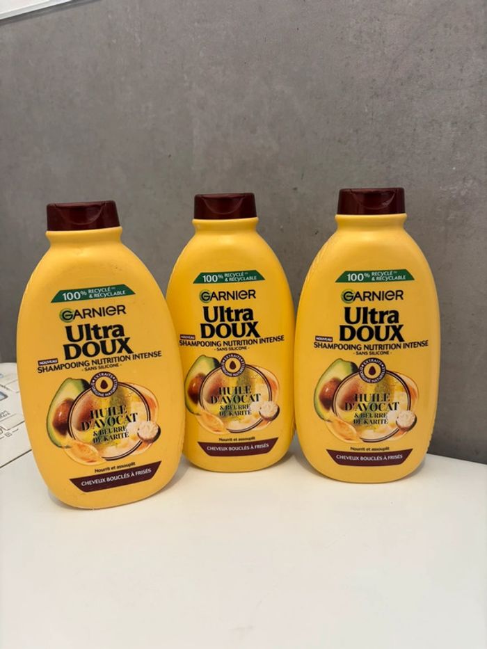 3 shampooing Ultra doux