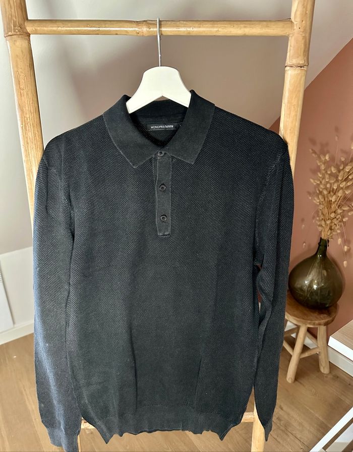 💜 Pull noir léger Monoprix taille M 💜 - photo numéro 4