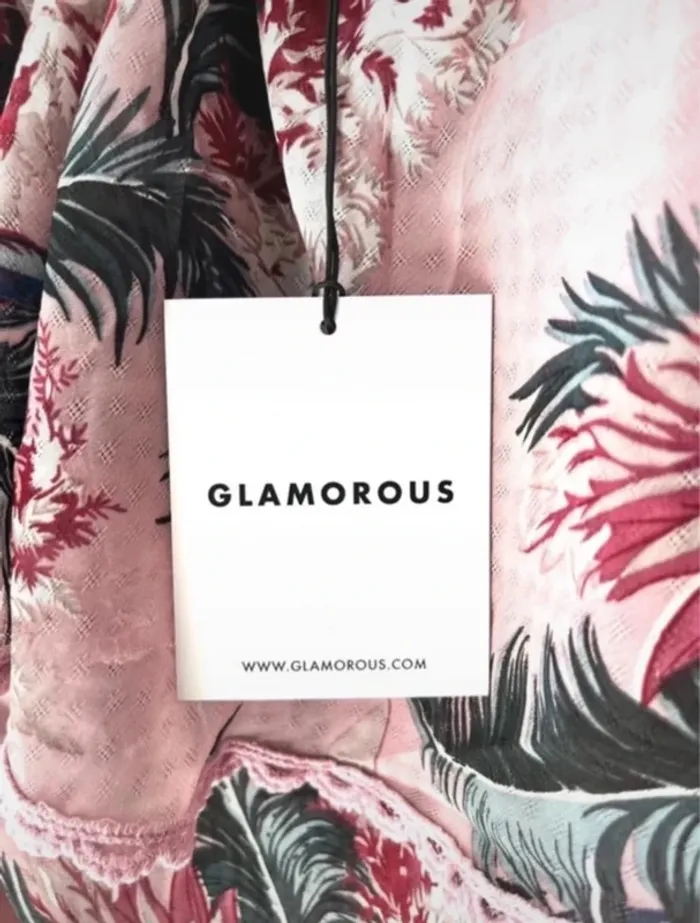 🌸 Magnifique haut en Chauve-souris / rose à fleur Glamorous T/S 🌸 - photo numéro 12