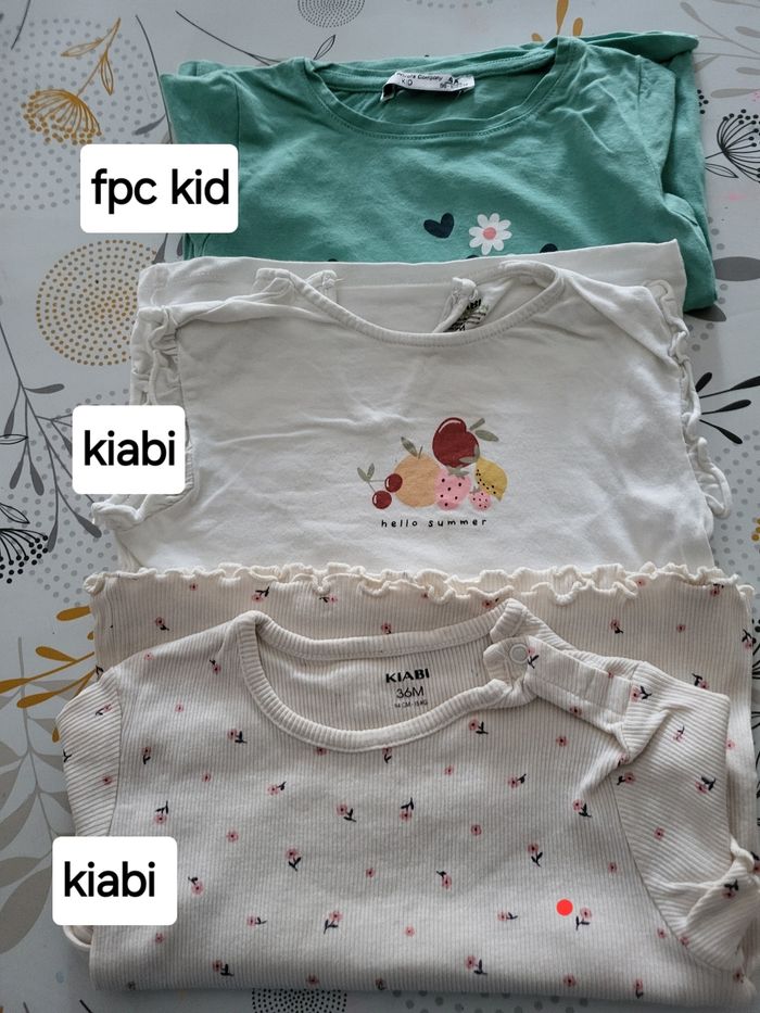 Lot de 10 tee-shirts fille 👧 - photo numéro 2