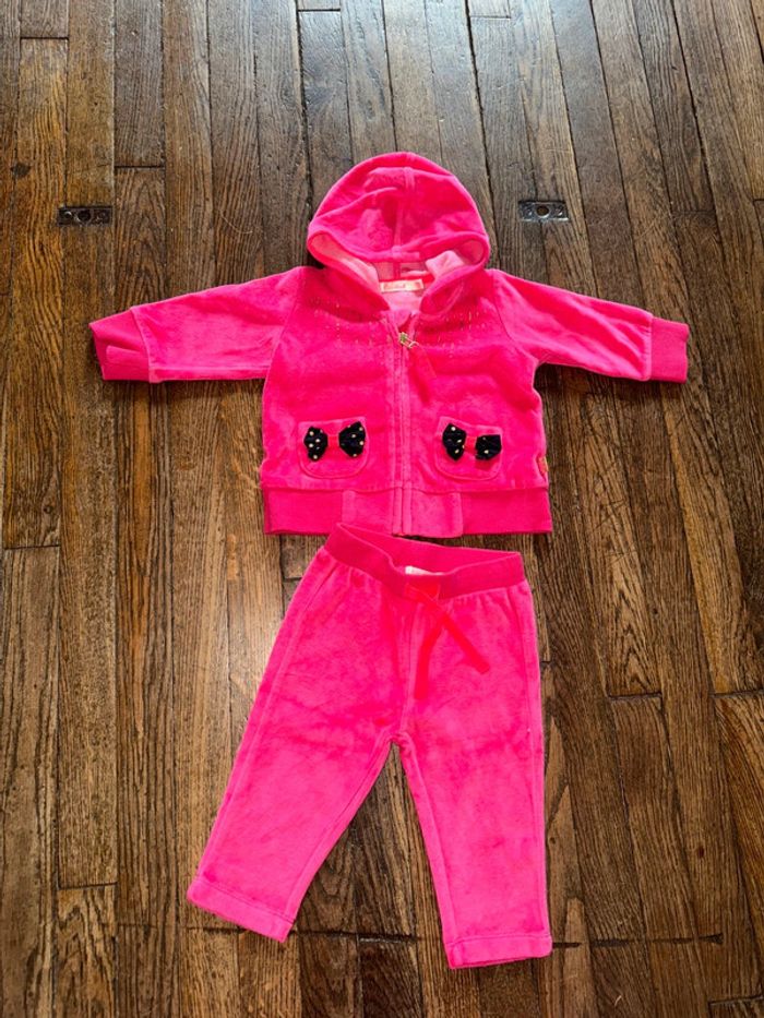 Ensemble velour billieblush 9 mois - photo numéro 1