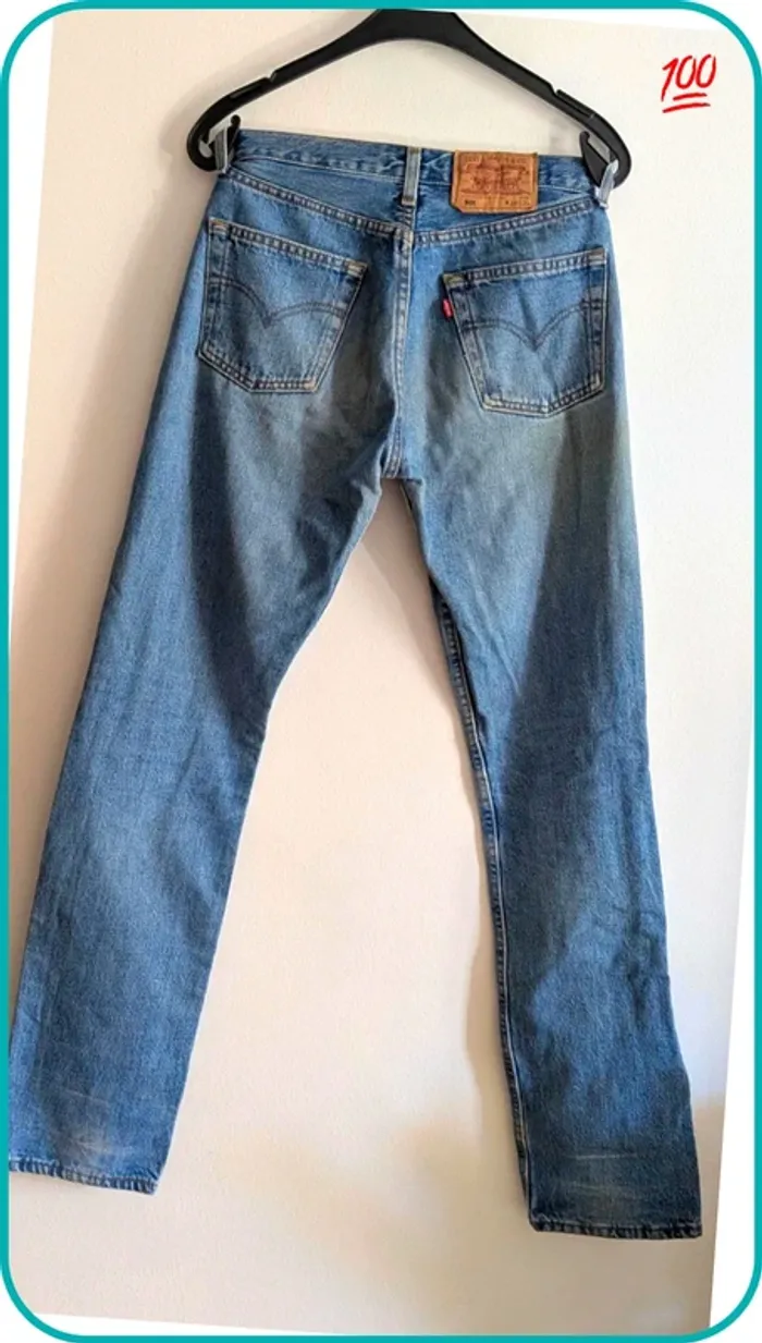 Jeans Levi's 501 vintage 90's homme 38 - photo numéro 2