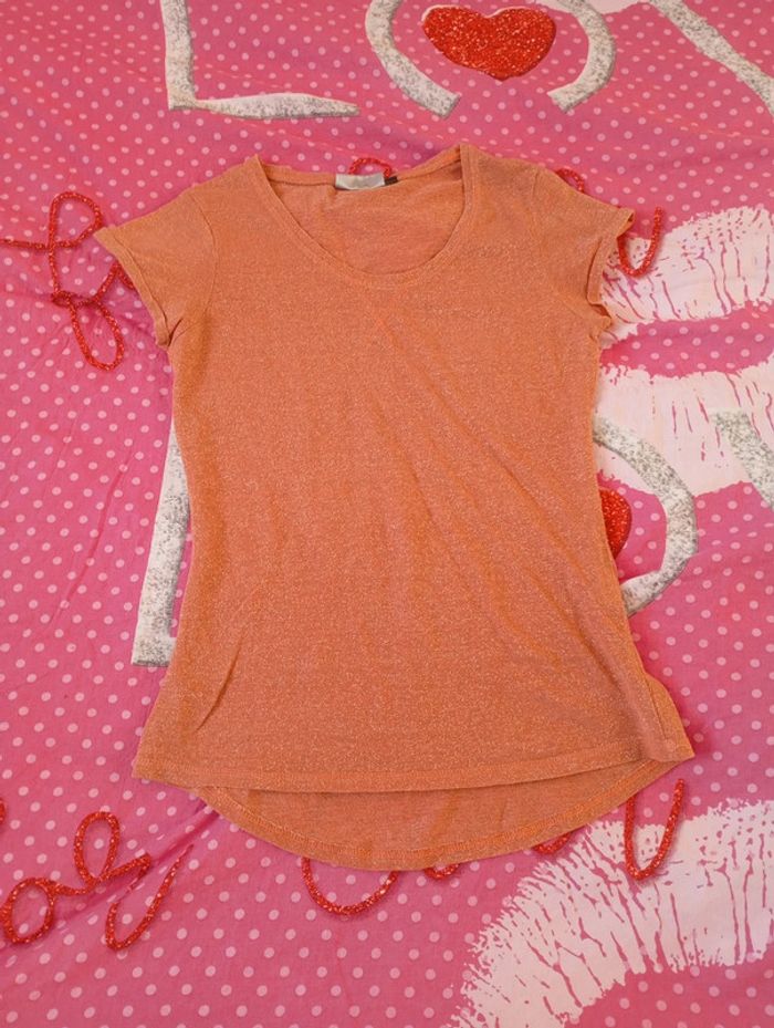 Tee shirt à paillettes femme taille L