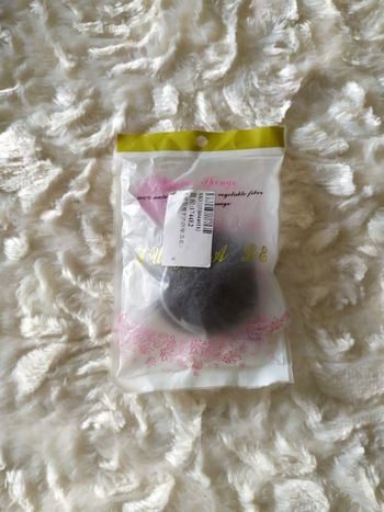 Éponge konjac au charbon