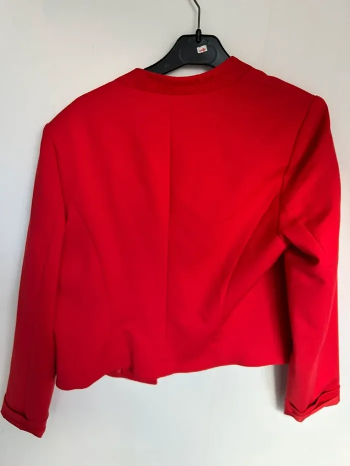 Blazer rouge femme taille 40 nafnaf - photo numéro 4