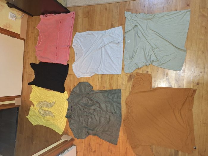 Lot 7 t-shirts  femme taille L - photo numéro 5