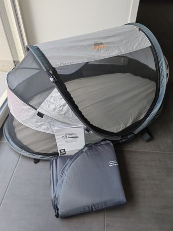 Tente Pop Up Deryan Babyluxe noir et argent