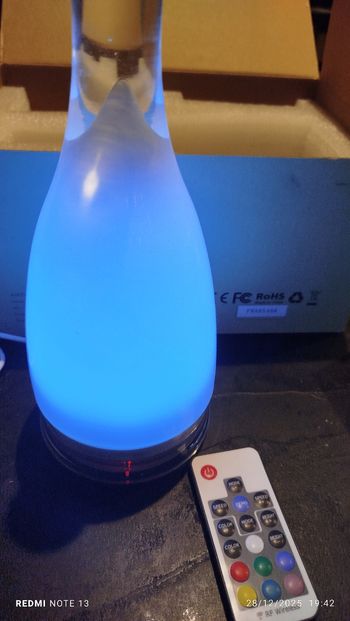 Lampe lumière led multicolore neuve