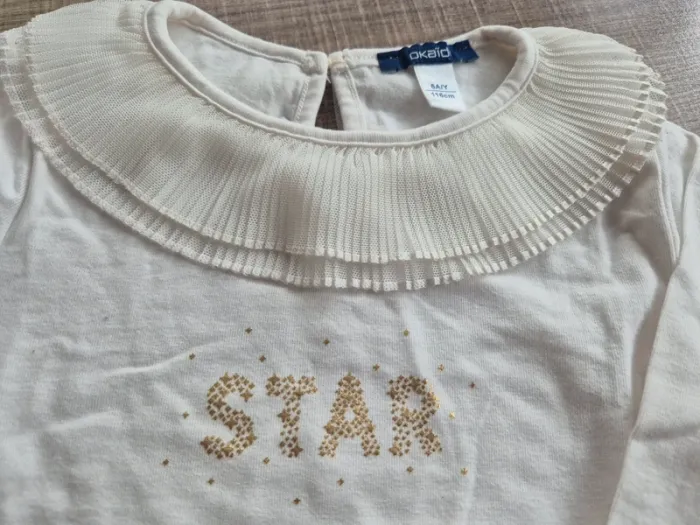 Lot T-shirts de fêtes Okaïdi 6 ans en excellent état ! - photo numéro 2