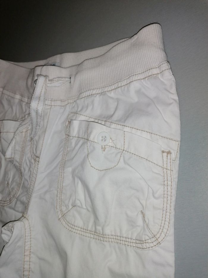 Bermudas blanc Okaidi 6ans - photo numéro 3