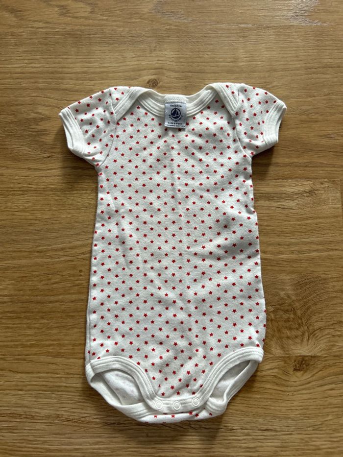 Lot de 4 bodys petit bateau taille 67 cm - photo numéro 2