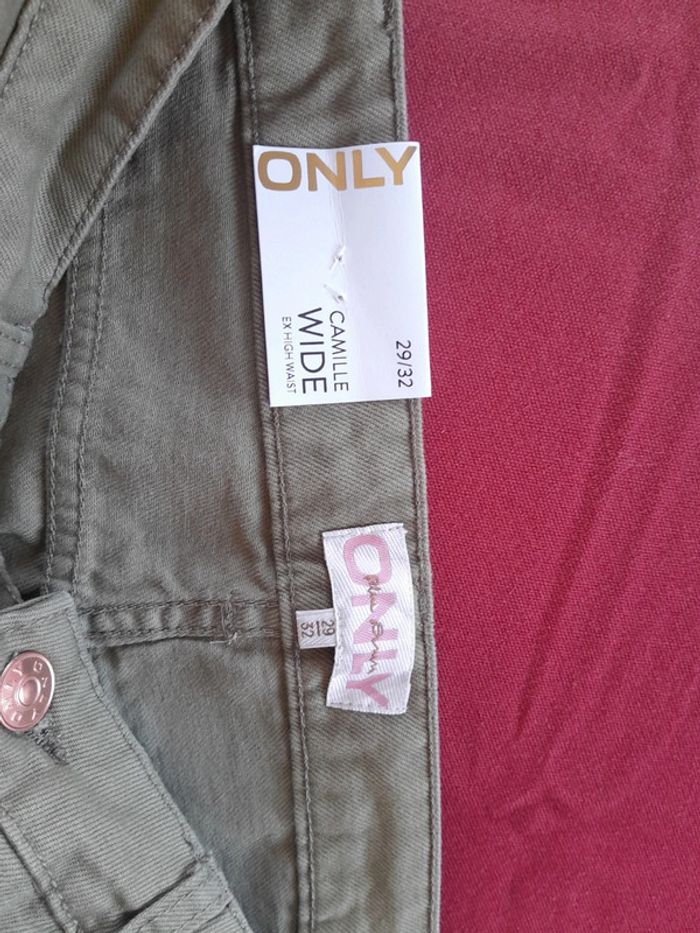 Jean Only modèle Camille large taille haute neuf avec étiquette - photo numéro 4