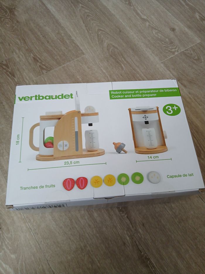 Jouet neuf robot vertbaudet en bois - photo numéro 6
