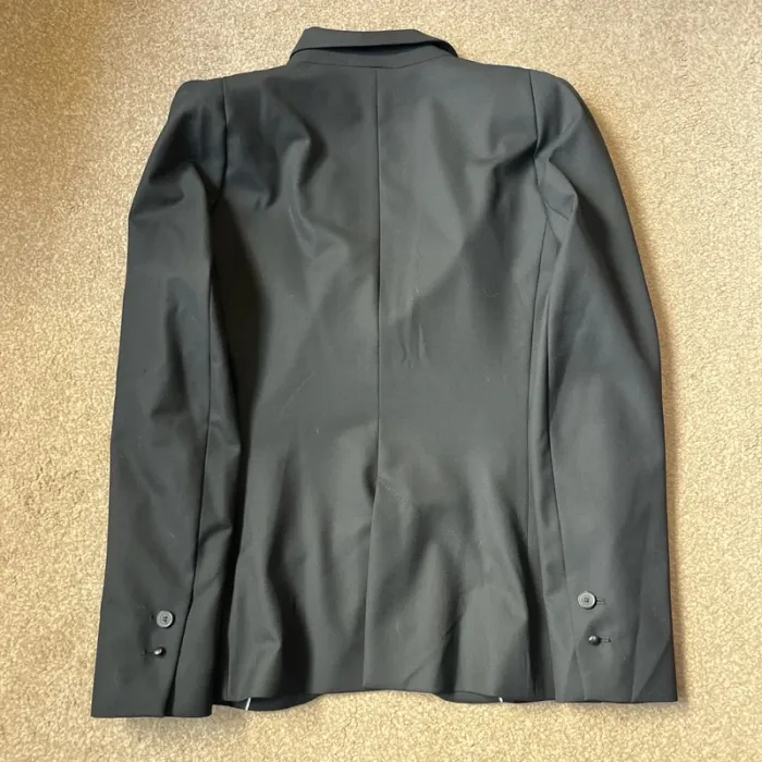 Blazer élégant noir, avec épaulettes, taille M. - photo numéro 2